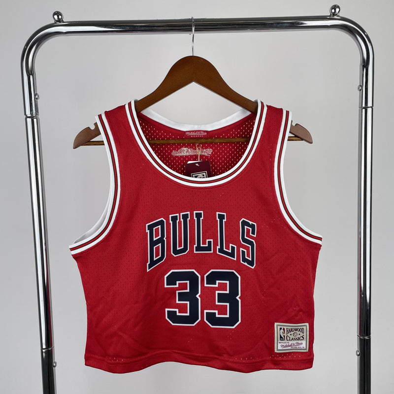 Regata Cropped Pippen Chicago Bulls Mitchell & Ness Hardwood Classics - OGJERSEYSHOP