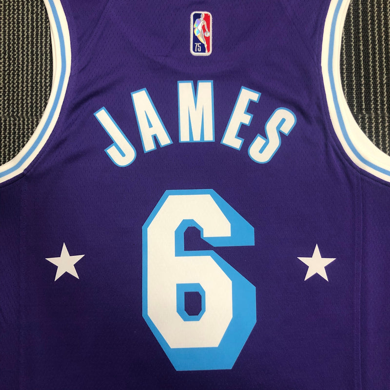 Regata Los Angeles Lakers City Edition Diamante 75th - OGJERSEYSHOP