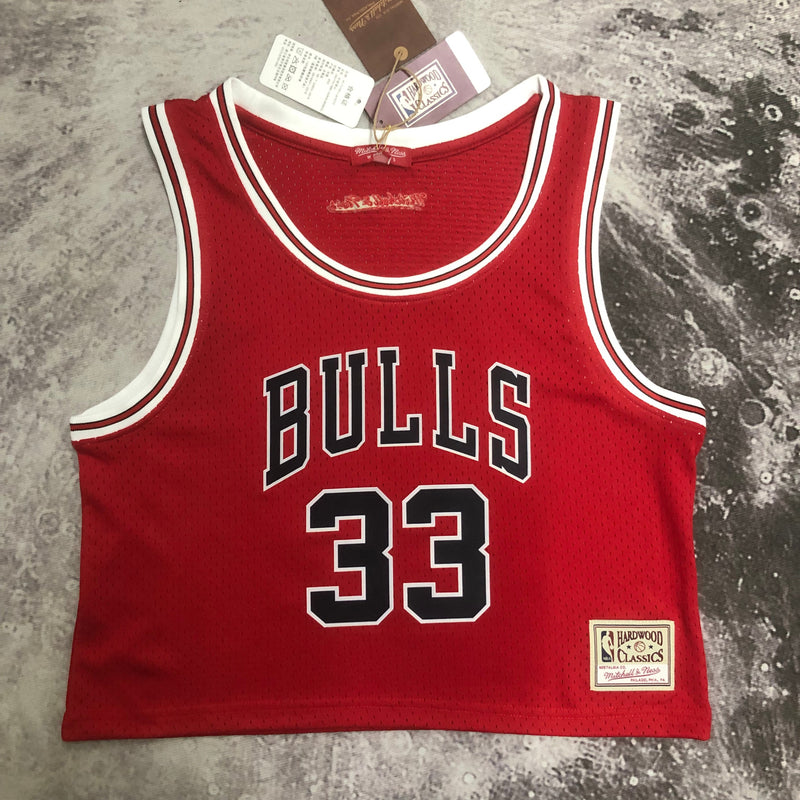 Regata Cropped Pippen Chicago Bulls Mitchell & Ness Hardwood Classics - OGJERSEYSHOP