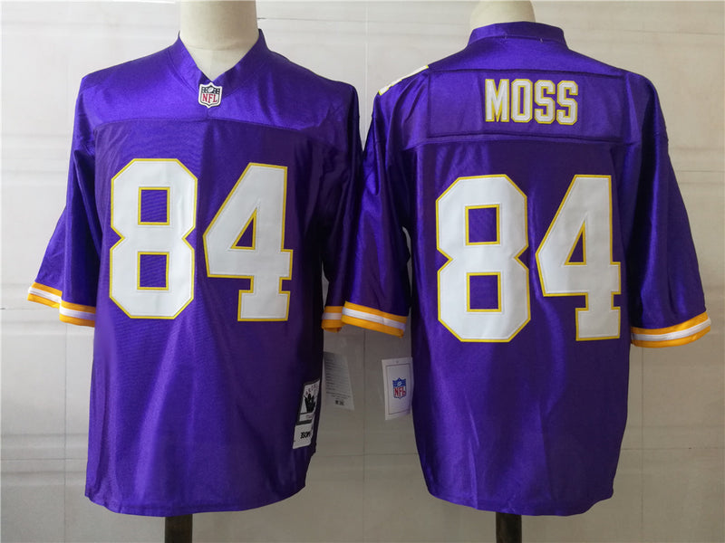 Jersey Minnesota Vikings Mitchell & Ness Throwback Roxa - OGJERSEYSHOP