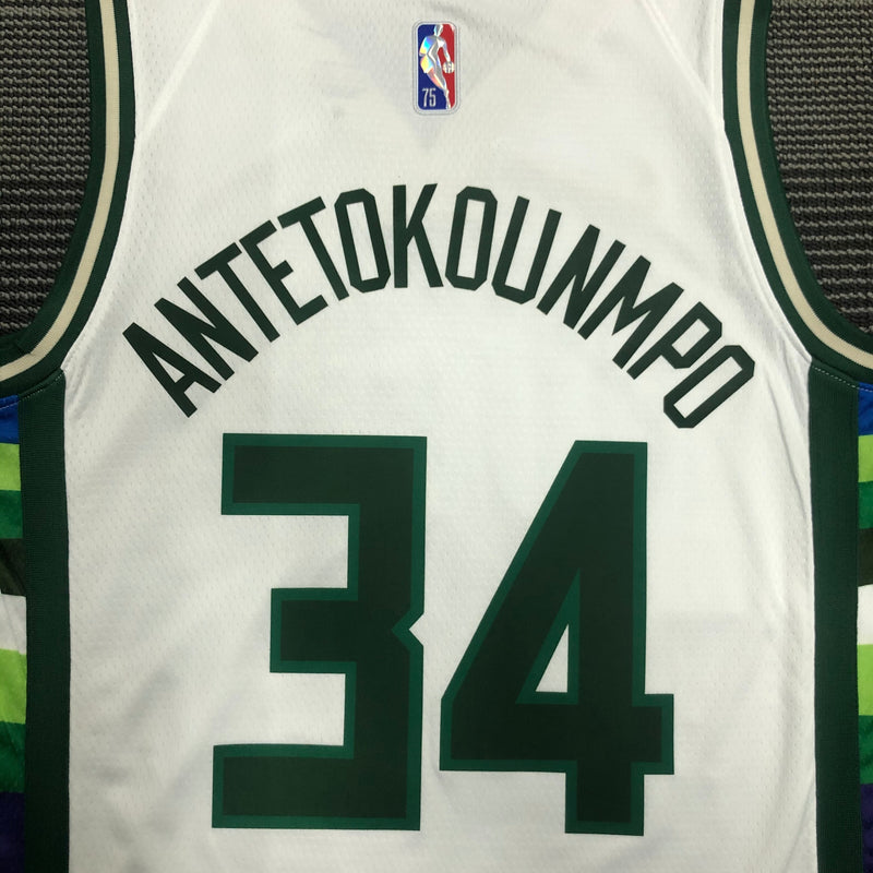 Regata Milwaukee Bucks City Edition Diamante 75th - OGJERSEYSHOP