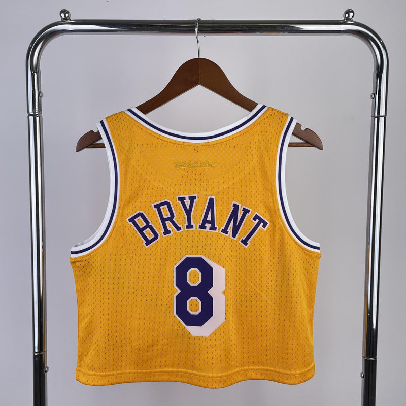 Regata Cropped Kobe Bryant Los Angeles Lakers Mitchell & Ness Hardwood Classics - OGJERSEYSHOP