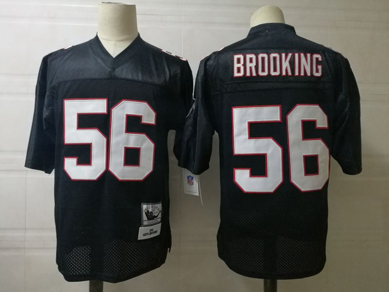 Jersey Atlanta Falcons Mitchell & Ness Throwback Preta - OGJERSEYSHOP