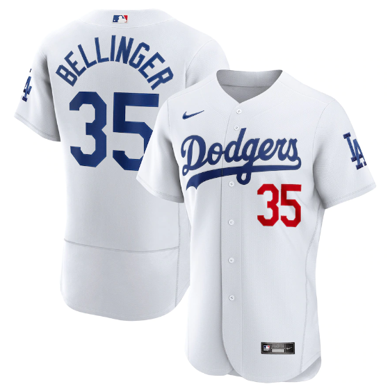 Jersey Los Angeles Dodgers Branca Authentic - OGJERSEYSHOP