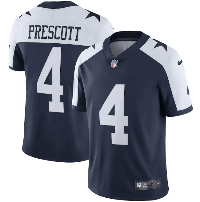 Jersey Dallas Cowboys Vapor Limited Azul/Branca - OGJERSEYSHOP