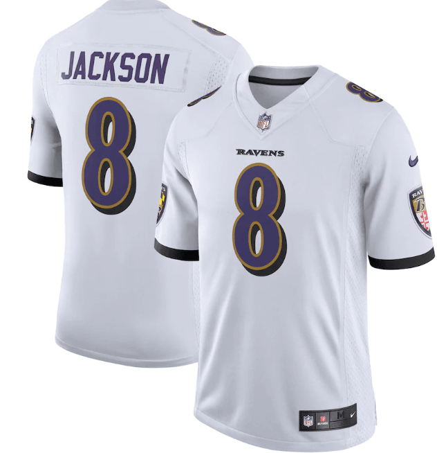 Jersey Baltimore Ravens Vapor Limited Branca - OGJERSEYSHOP