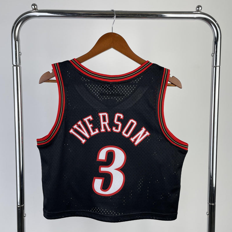 Regata Cropped Allen Iverson Philladelphia 76ers Mitchell & Ness Hardwood Classics - OGJERSEYSHOP