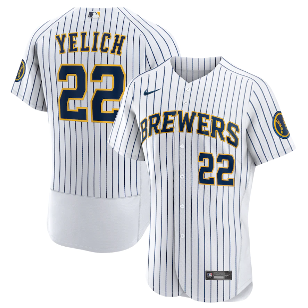 Jersey Milwaukee Brewers Branca Authentic - OGJERSEYSHOP