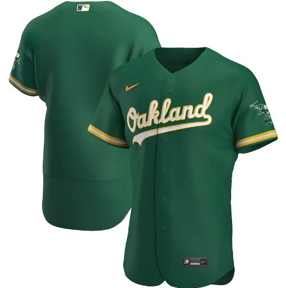 Jersey Oakland Athletics Verde Authentic - OGJERSEYSHOP