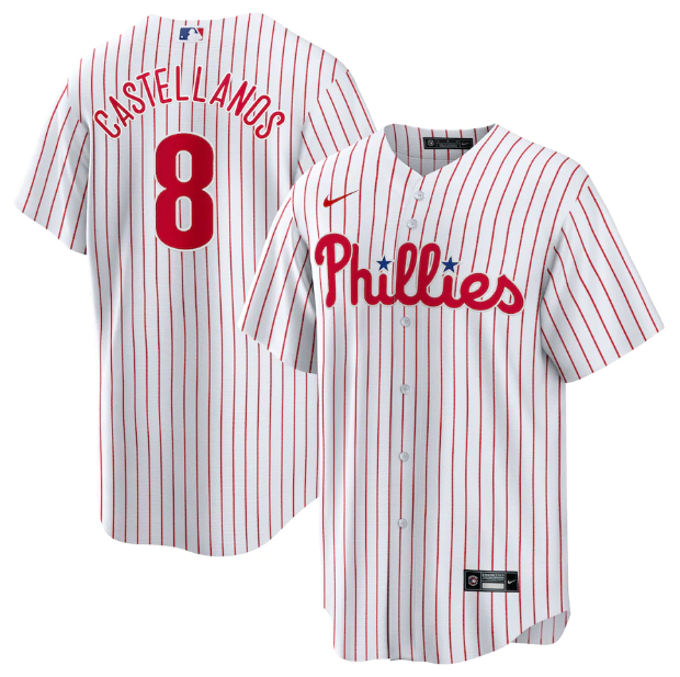 Jersey Philadelphia Phillies Branca Torcedor - OGJERSEYSHOP