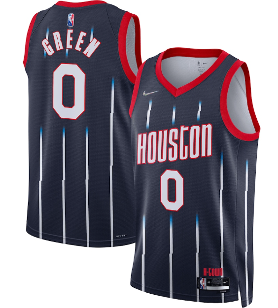 Regata Houston Rockets City Edition Diamante 75th - OGJERSEYSHOP