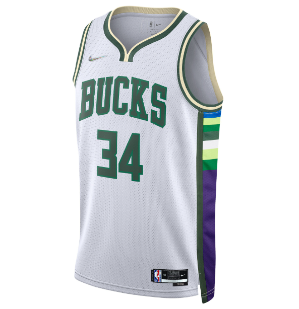 Regata Milwaukee Bucks City Edition Diamante 75th - OGJERSEYSHOP