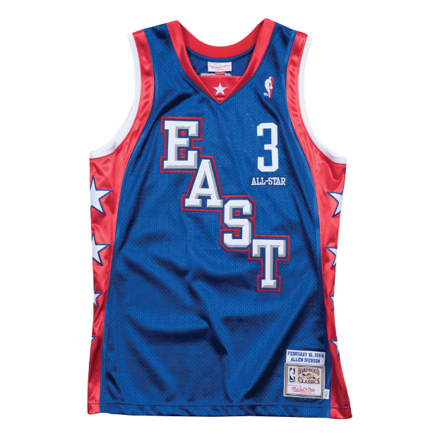 Regata Authentic Allen Iverson All Star Mitchell & Ness Hardwood Classics 2004/05 - OGJERSEYSHOP