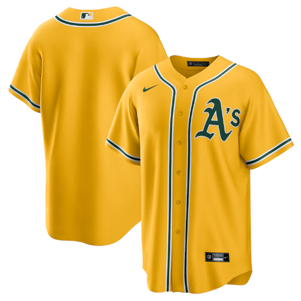 Jersey Oakland Athletics Amarela Torcedor - OGJERSEYSHOP