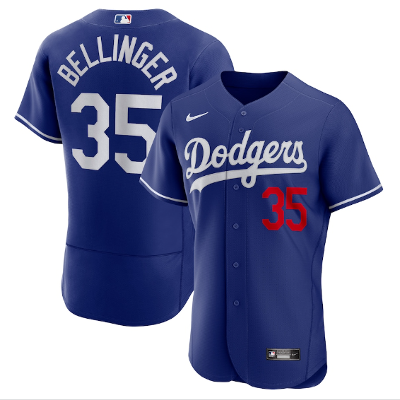 Jersey Los Angeles Dodgers Azul Authentic - OGJERSEYSHOP