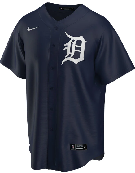 Jersey Detroit Tigers Azul Torcedor - OGJERSEYSHOP