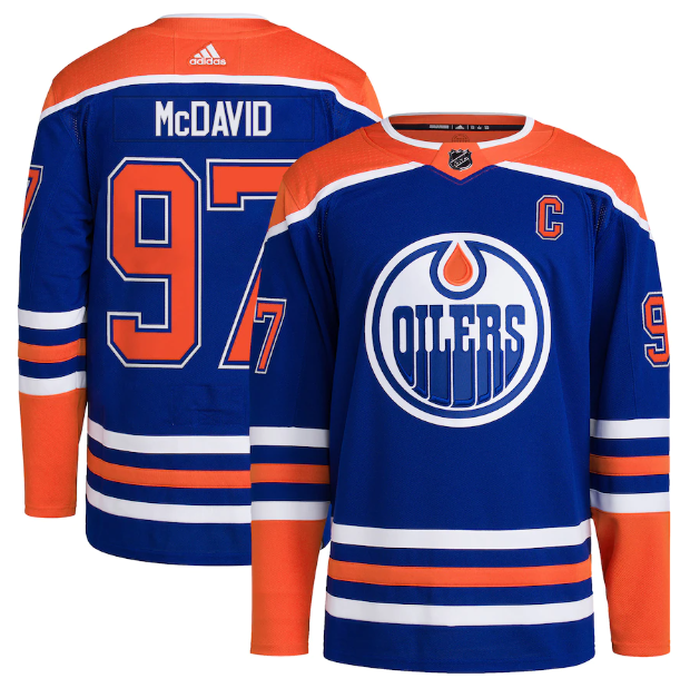 Jersey Edmonton Oilers Azul - OGJERSEYSHOP