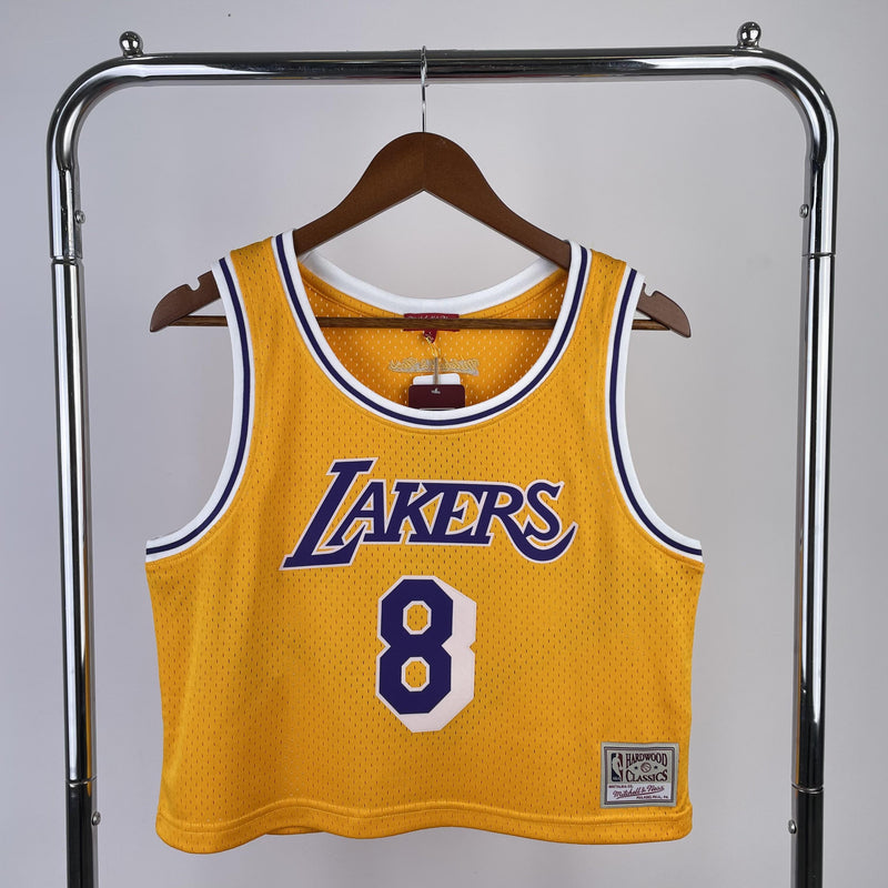 Regata Cropped Kobe Bryant Los Angeles Lakers Mitchell & Ness Hardwood Classics - OGJERSEYSHOP