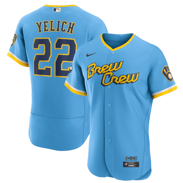 Jersey Milwaukee Brewers City Connect Authentic - OGJERSEYSHOP