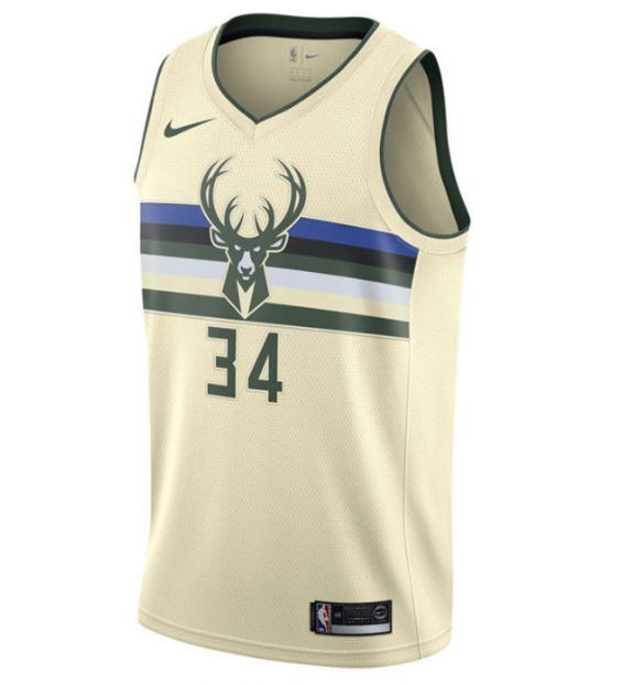 Regata Milwaukee Bucks City Edition 17/18 - OGJERSEYSHOP