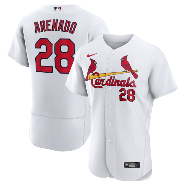 Jersey Saint Louis Cardinals Branca Authentic - OGJERSEYSHOP