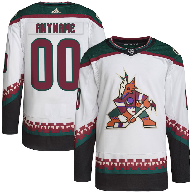 Jersey Arizona Coyotes Branca - OGJERSEYSHOP