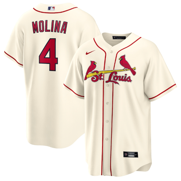 Jersey Saint Louis Cardinals Creme Torcedor - OGJERSEYSHOP