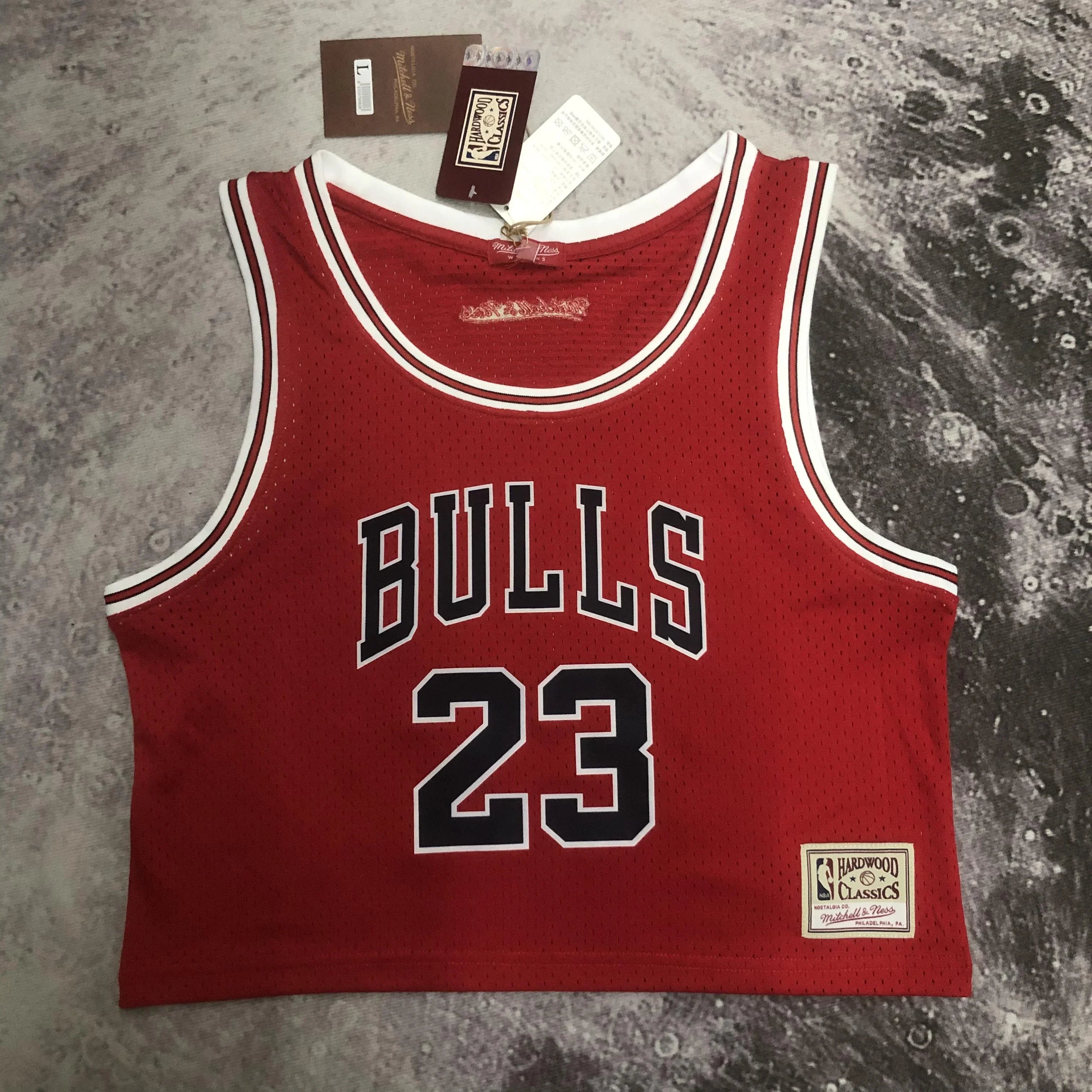 Regata Cropped Michael Jordan Chicago Bulls Mitchell & Ness Hardwood Classics - OGJERSEYSHOP