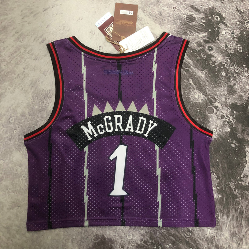 Regata Cropped McGrady Toronto Raptors Mitchell & Ness Hardwood Classics - OGJERSEYSHOP