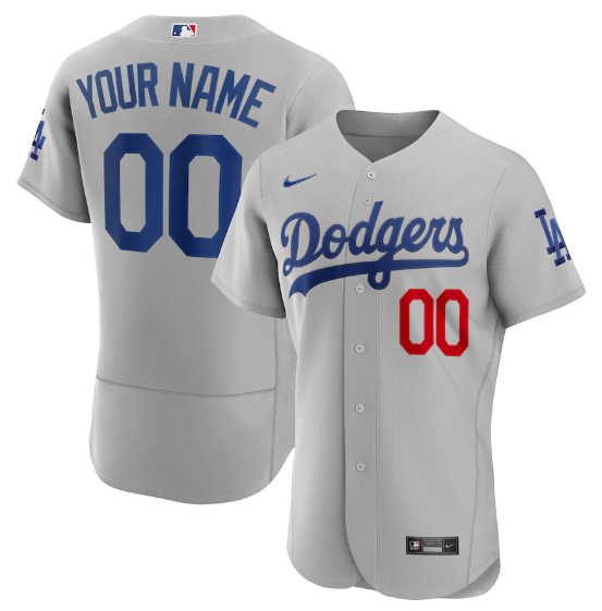 Jersey Los Angeles Dodgers Cinza Authentic - OGJERSEYSHOP