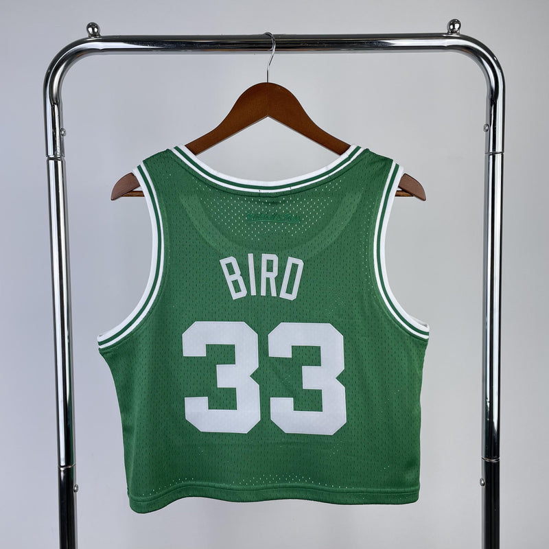 Regata Cropped Larry Bird Boston Celtics Mitchell & Ness Hardwood Classics - OGJERSEYSHOP