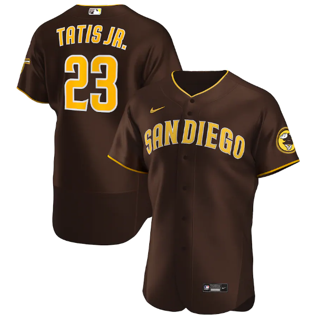 Jersey San Diego Padres Marrom Authentic - OGJERSEYSHOP