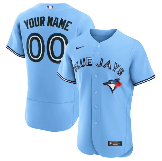 Jersey Toronto Blue Jays Azul Clara Authentic - OGJERSEYSHOP