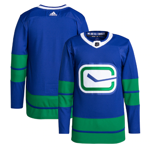 Jersey Vancouver Canucks Azul/Verde - OGJERSEYSHOP