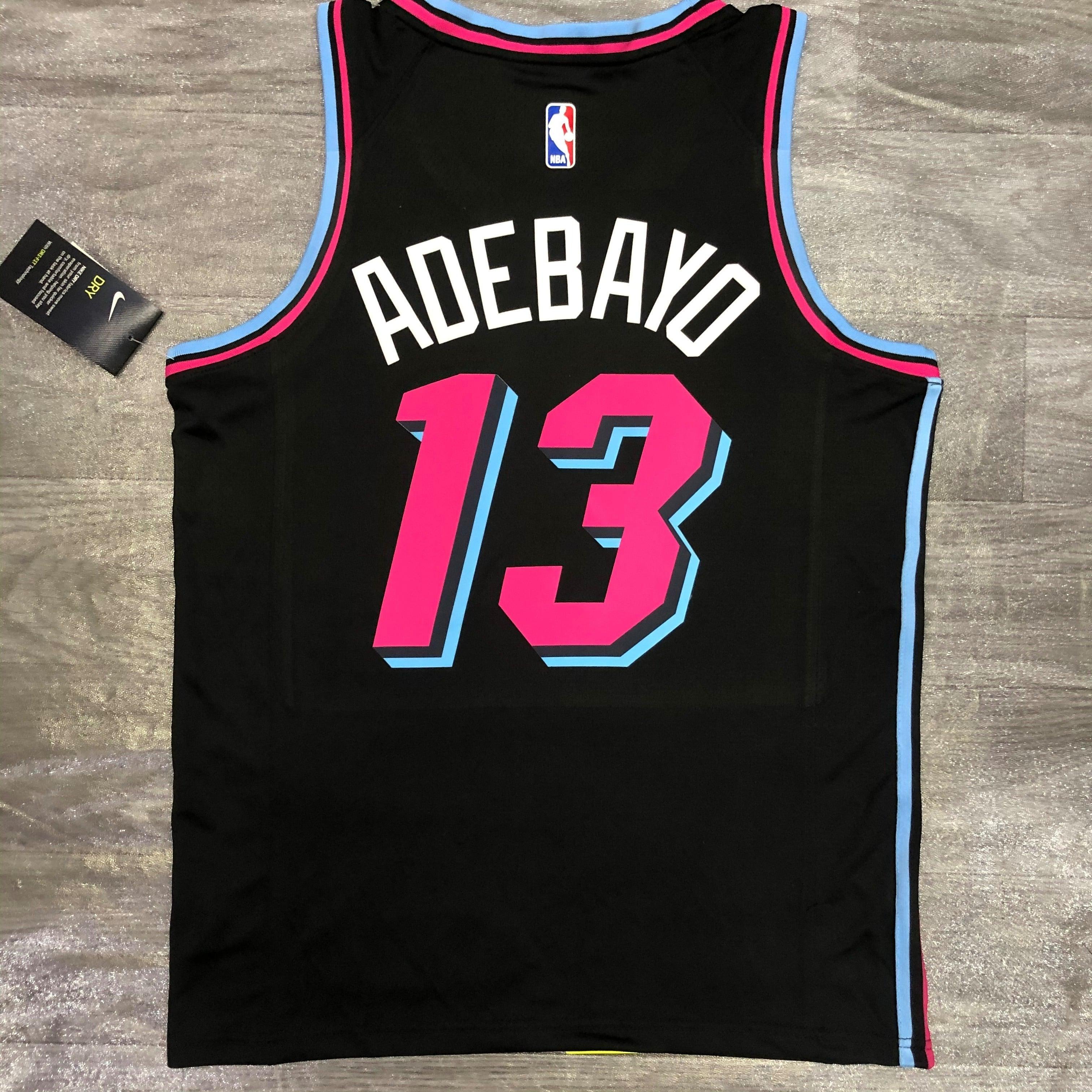 Black Vice Bam Adebayo Vice Nights Jersey Nike Miami Heat Vice