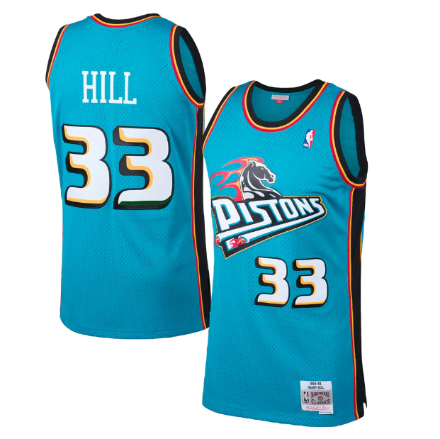 Jersey Regata Swingman Detroit Pistons Mitchell & Ness Hardwood Classics 1998/99 - OGJERSEYSHOP