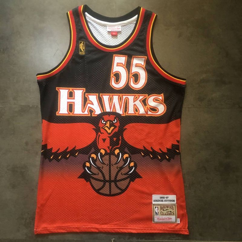 Regata Authentic Atlanta Hawks Mitchell & Ness Hardwood Classics 1996/97 - OGJERSEYSHOP