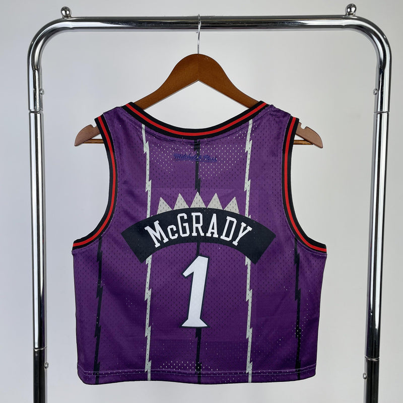 Regata Cropped McGrady Toronto Raptors Mitchell & Ness Hardwood Classics - OGJERSEYSHOP