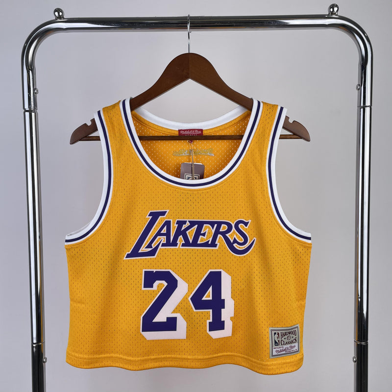 Regata Cropped Kobe Bryant Lakers Mitchell & Ness Hardwood Classics - OGJERSEYSHOP