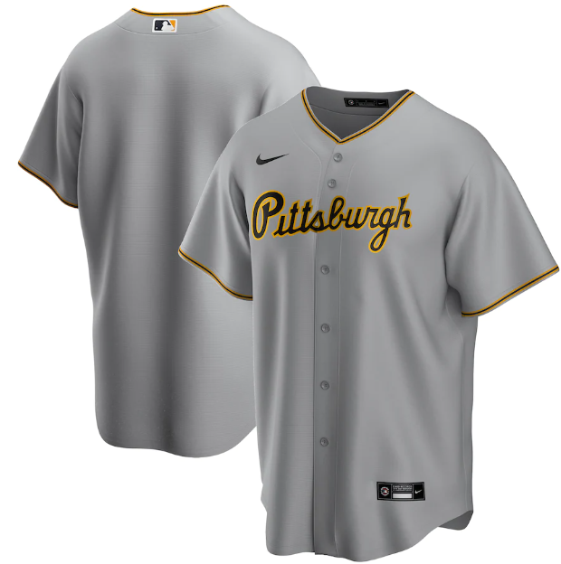 Jersey Pittsburgh Pirates Cinza Torcedor - OGJERSEYSHOP