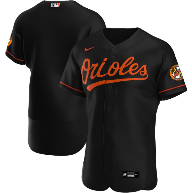 Jersey Baltimore Orioles Preta Authentic - OGJERSEYSHOP