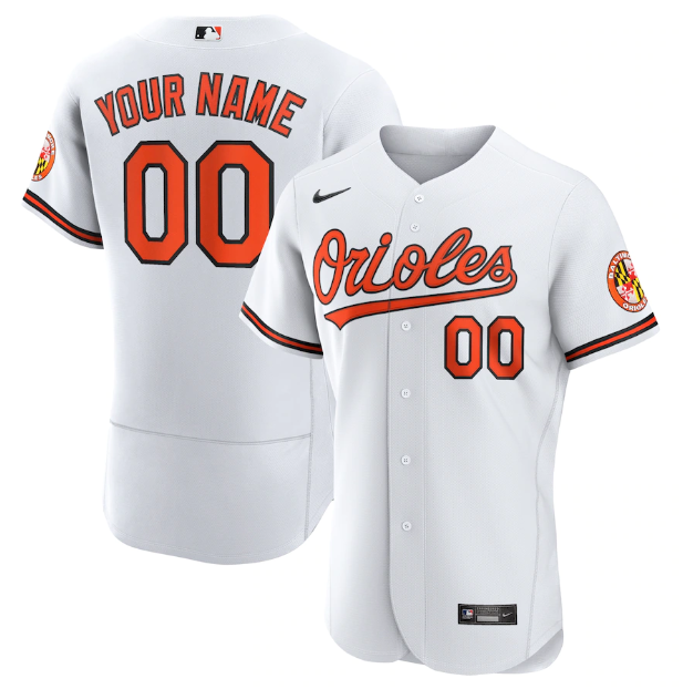 Jersey Baltimore Orioles Branca Authentic - OGJERSEYSHOP