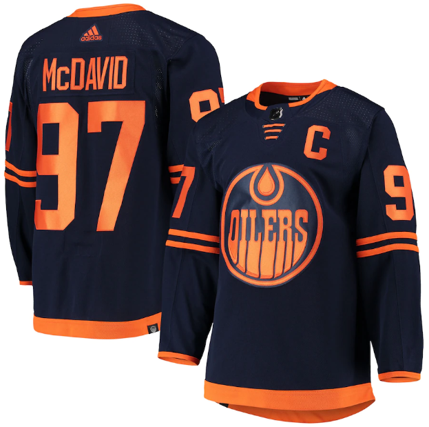 Jersey Edmonton Oilers Azul Marinho - OGJERSEYSHOP