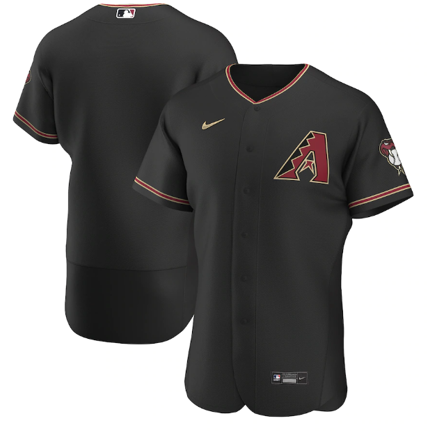 Jersey Arizona Diamondbacks Preta Authentic - OGJERSEYSHOP