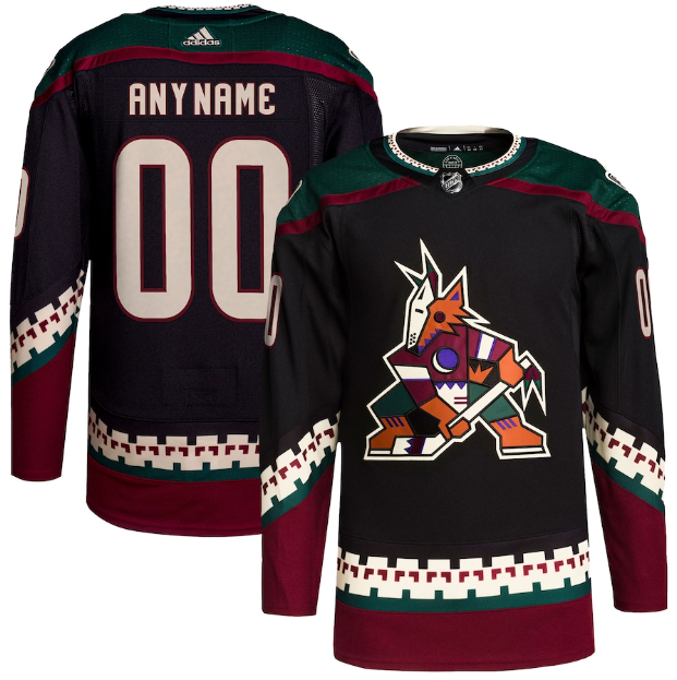 Jersey Arizona Coyotes Preta - OGJERSEYSHOP