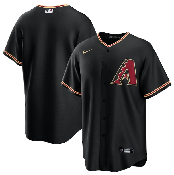 Jersey Arizona Diamondbacks Preta Torcedor - OGJERSEYSHOP