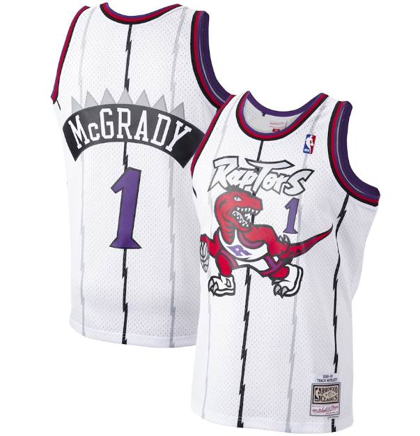 Regata Swingman Toronto Raptors Mitchell & Ness Hardwood Classics 1998/99 Branca - OGJERSEYSHOP