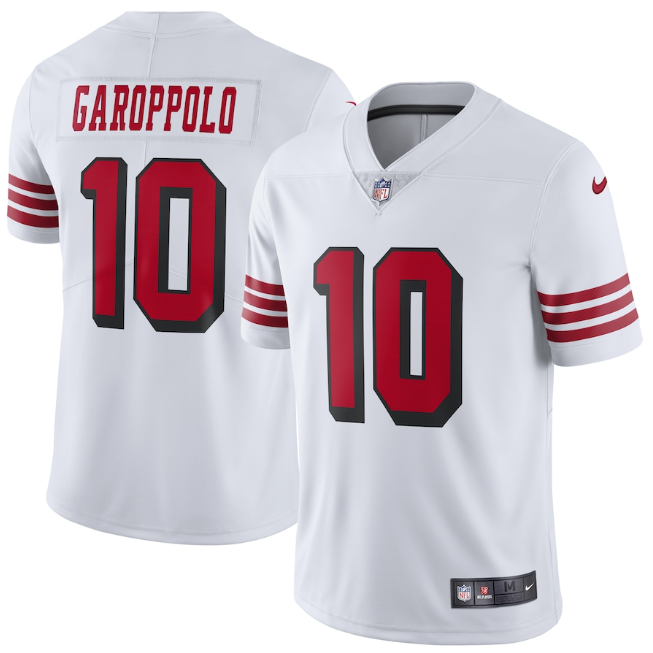 Jersey San Francisco 49ers Vapor Limited Branca/Preta - OGJERSEYSHOP